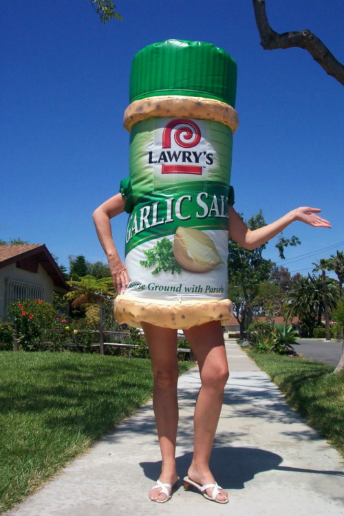 Inflatable Costumes garlic salt costume